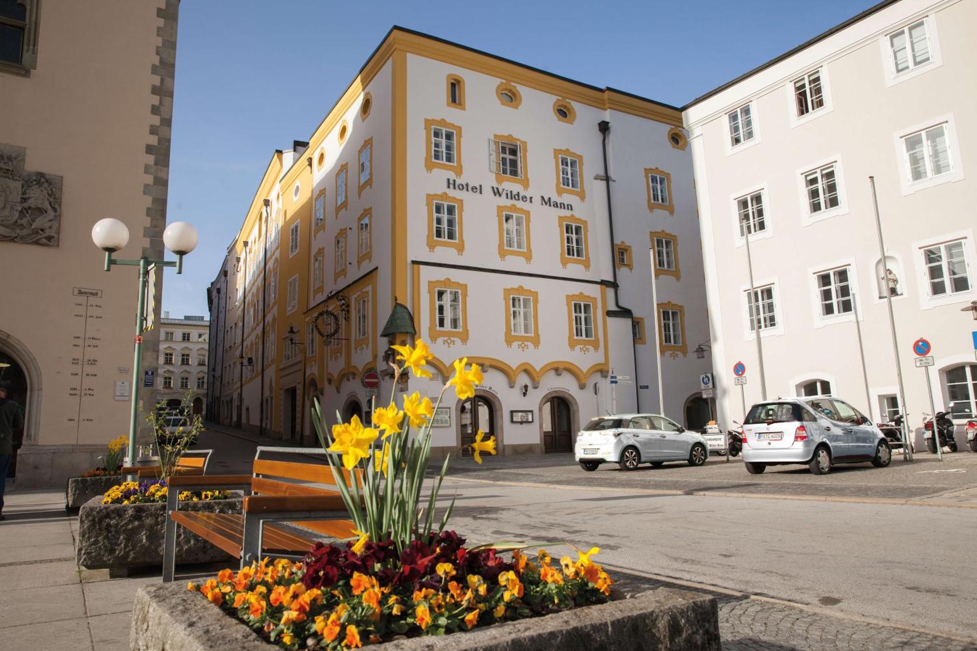 Hotel Wilder Mann Passau Buitenkant foto