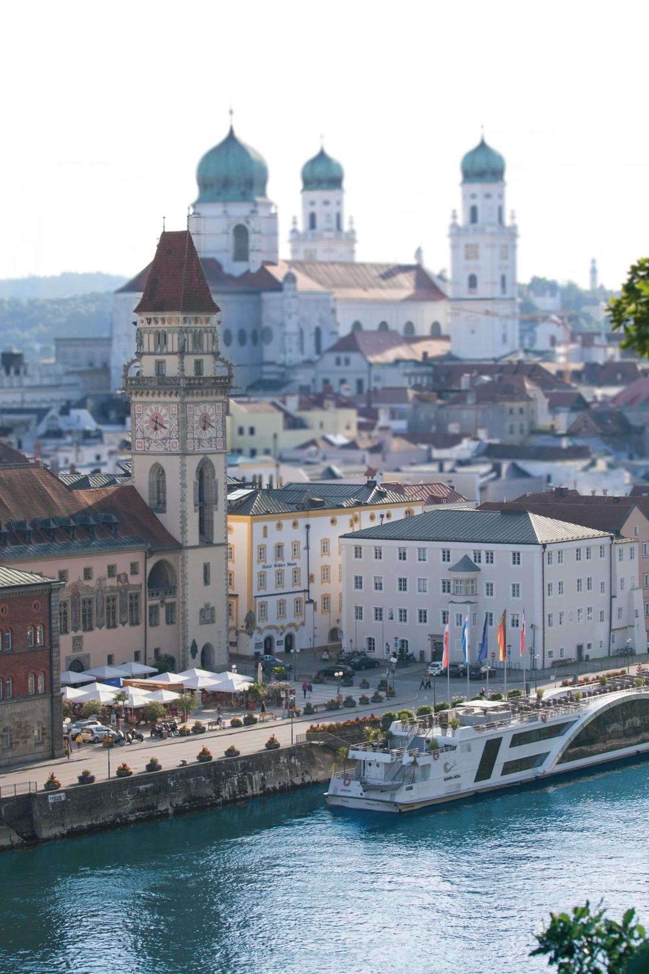 Hotel Wilder Mann Passau Buitenkant foto