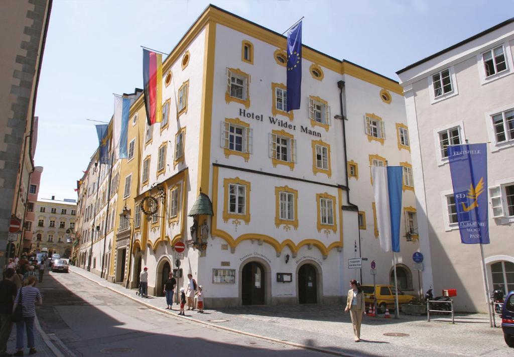 Hotel Wilder Mann Passau Buitenkant foto